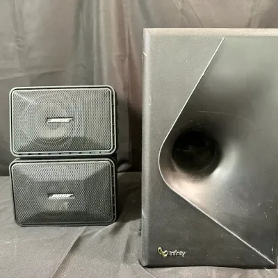 Bose Model 101 Music Monitor Speakers & Infinity Subwoofer | Home Audio System