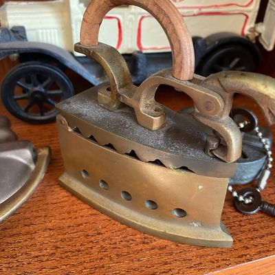 Sale Photo Thumbnail #159: Antique Brass Iron