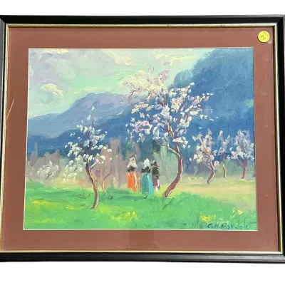 Sale Photo Thumbnail #27: MID CENTURY JOSEP COLL BARDOLET IMPRESSIONIST PRINT