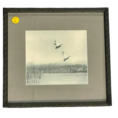 Sale Photo Thumbnail #22: ALBERT DIXON SIMMONS 1936 2 BLACK DUCKS GRAVURE PRINT