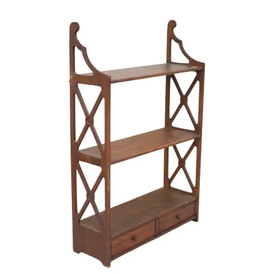 Sale Photo Thumbnail #96: VINTAGE MID CENTURY LEWIS BUTLER MAHOGANY WALL SHELF