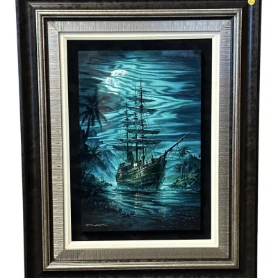 Sale Photo Thumbnail #231: MATT BEYRER CHANGE IN THE WINDS ON WOOD CALDOGRAPH