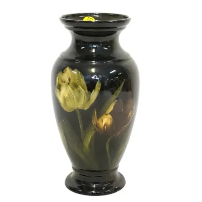 Sale Photo Thumbnail #15: ANTIQUE ART POTTERY FLORAL VASE