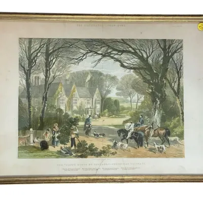 Sale Photo Thumbnail #304: THE HAPPY HOMES OF ENGLAND CHRISTMAS HOLIDAYS 1857
