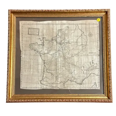 Sale Photo Thumbnail #42: 18TH C COPPERPLATE ENGRAVED MAP NOUVELLE CARTE