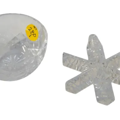 Sale Photo Thumbnail #309: 2 PIECES OF WATERFORD CRYSTAL
