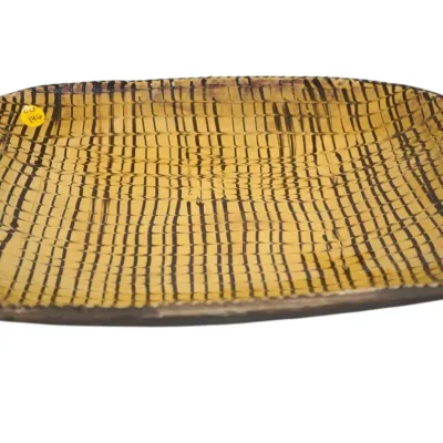 Sale Photo Thumbnail #166: LARGE COLONIAL WILLIAMSBURG COMBED SLIPWARE BOWL