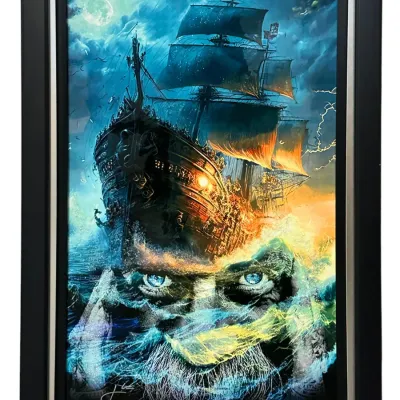 Sale Photo Thumbnail #30: JAY BONADIO WEATHER THE STORM ALUMINUM EMBELLISHED LTD ED