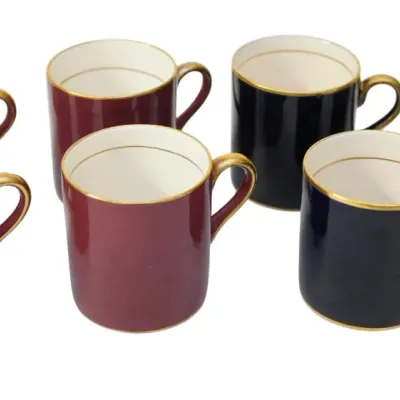 Sale Photo Thumbnail #315: SET OF 7 FONDEVILLE ENGLAND AMBASSADOR WARE DEMITASSE CUPS