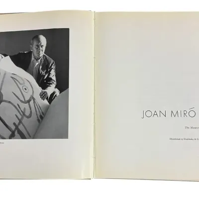 Sale Photo Thumbnail #5: MID CENTURY SIGNED JOAN MIRO 1959 BOOK MOMA