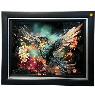Sale Photo Thumbnail #67: JAY BONADIO EXPLODING HUMMINGBIRD ALUMINUM EMBELLISHED LTD ED