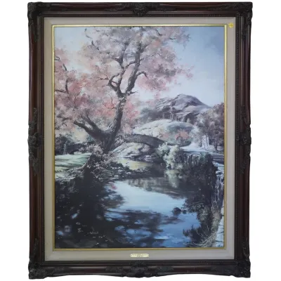Sale Photo Thumbnail #293: LARGE GICLEE THE OLD BRIDGE GRASMERE by MARTY BELL