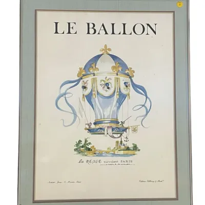 Sale Photo Thumbnail #18: LE BALLON LA REALE SURVOLANT PARIS PROMOTIONAL PRINT