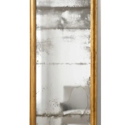 Sale Photo Thumbnail #197: MONUMENTAL ITALIAN ANTIQUE GILTWOOD MIRROR