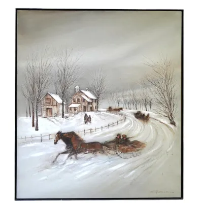 Sale Photo Thumbnail #203: VICENTE ARTUR CARNEIRO (1927-2005) OIL ON CANVAS