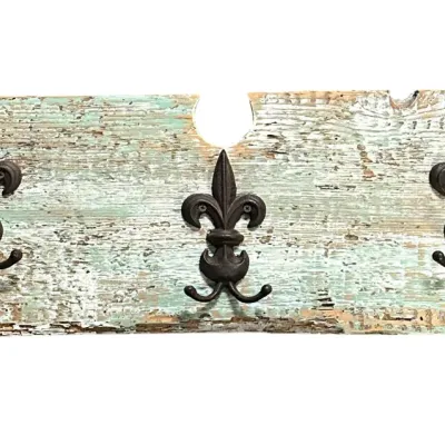 Sale Photo Thumbnail #51: RUSTIC FRENCH COUNTRY STYLE WOOD COAT RACK
