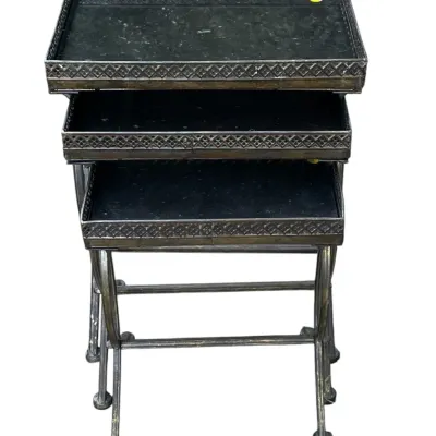 Sale Photo Thumbnail #109: FRENCH ART DECO STACKING TABLES