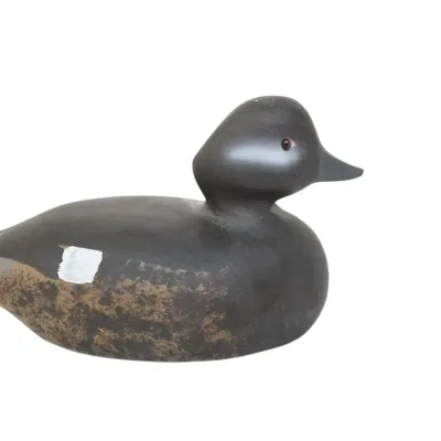 Sale Photo Thumbnail #40: VINTAGE CARVED BLUEBILL DECOY SIGNED