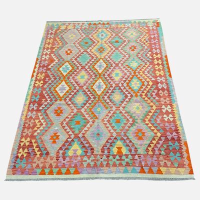 Handwoven Kilim from Afghanistan 100% wool reversible