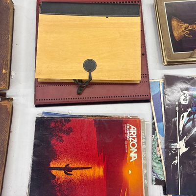 Sale Photo Thumbnail #43: Collection of vintage books, magazines, and program booklets, including vintage issues of The Connoisseur and Arizona Highways.