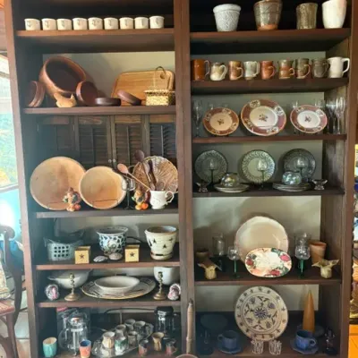 Beautiful collection of handmade pottery, fine European Ceramics, decorative plates, unique serving pieces and charming vintage treasures!