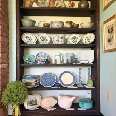 Beautiful collection of handmade pottery, fine European Ceramics, decorative plates, unique serving pieces and charming vintage treasures!