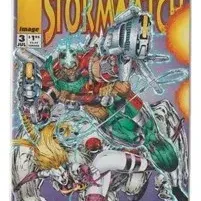 Image Comics Stormwatch #3 comic book, published in July 1993, presented in a protective plastic sleeve.