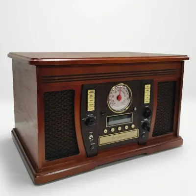 Crosley CR-78 4-in-1 Entertainment Center / Wooden Music Center