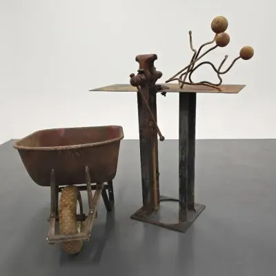 Industrial Rustic Garden Art