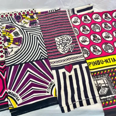 Vintage/Traditional East African Kanga Fabrics