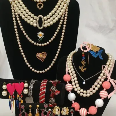 Clip-on Earrings, Gold-Filled & Costume Jewelry