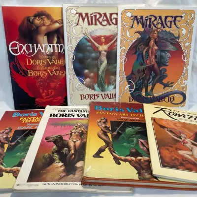 Vintage Boris & Doris Vallejo Fantasy Illustration Books (7 Titles) 