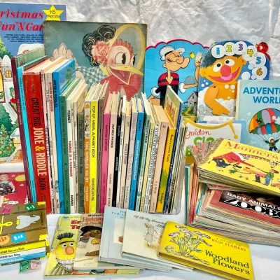 Vintage Children’s Books w/ Zoo Books Magazine Stack