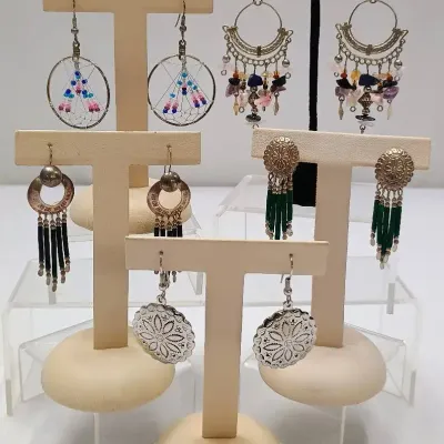 Sterling Silver Artisan Earrings 