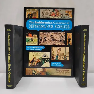 The Smithsonian Collection of Newspaper Comics & A Smithsonian Book of Comic-Book Comics Set