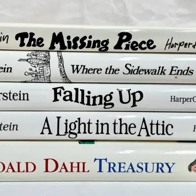 Shel Silverstein Set & The Roald Dahl Treasury Hardcover Vintage Books 