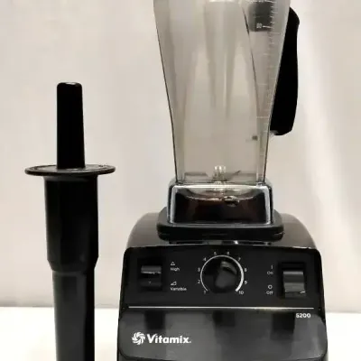 Vitamix 5200 Countertop Blender Base & Pitcher with Tamper – Black (Model VM0103)