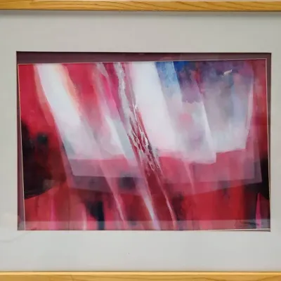 Original Abstract Watercolor Painting by Wanda Hein