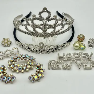 Vintage Y2K And Costume Bling W/ Kramer Matching Set 