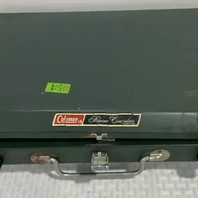 Coleman Green 2 Burner Propane Camp Stove, Portable Folding Camping Stove
