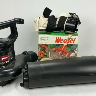 Toro Electric Leaf Blower Vacuum & Garden Weasel Cultivator in Box