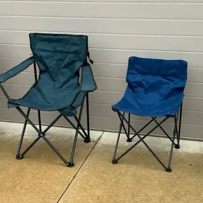 Folding Camping Chairs, Adult & Kids Portable Outdoor Quad Chairs