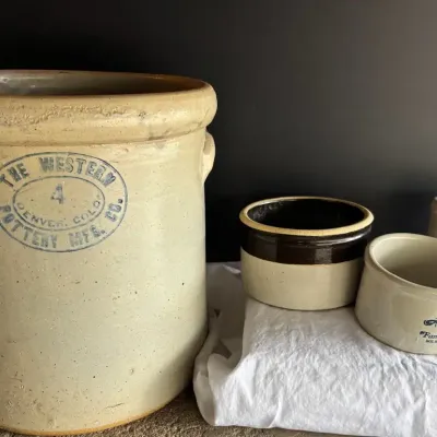 Western Pottery, Haberdashery, Lambrecht Crocks And More
