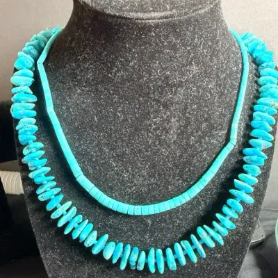 2 Turquoise Necklaces