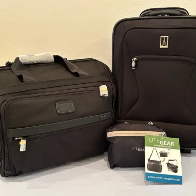 TUMI, Travel Pro, And Lite Gear Luggage