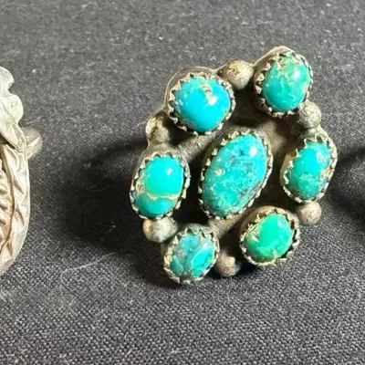 Native American Sterling Silver Rings Sized 6, 6.5, 6.75
