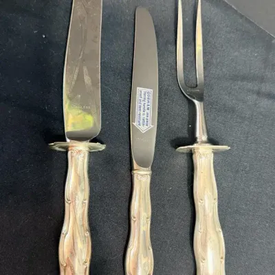 Sterling Silver Handled Fork And Knives