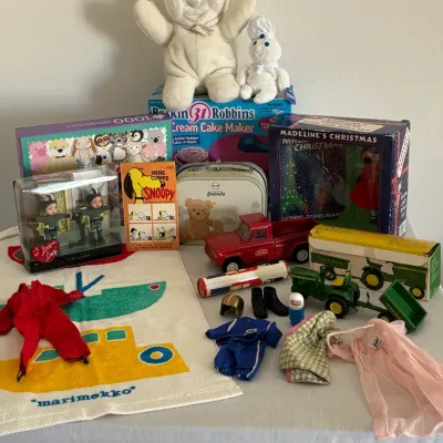 Kids Toys - Tonka, John Deere, Baskin Robbins, Barbie/G I Joe Clothes And More