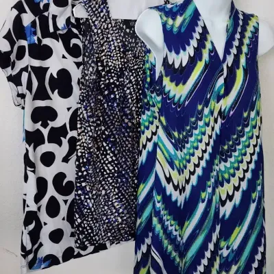 3 Sleeveless Women's Tops 