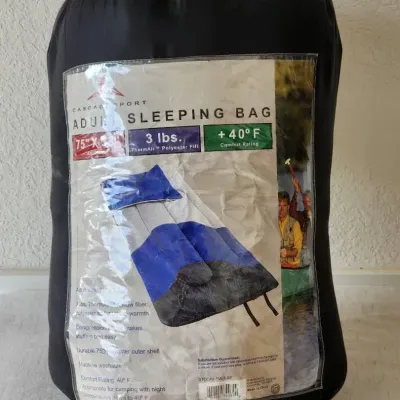 Adult Sleeping Bag — Great for Camping & Outdoors